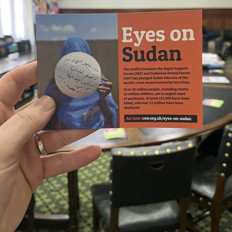 Christian Solidarity Worldwide’s “All Eyes on Sudan” Campaign
